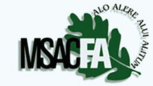 white background with centered large logo